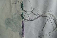 30+ Yds Avail/ Vintage Medium Weight Twill/ 100% Cotton/ Grapes, Leaves, Vin