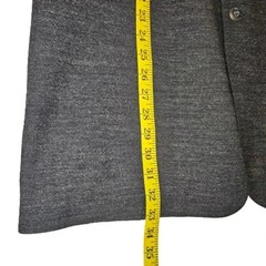 Scraps 100% Pure Men’s Wool Charcoal 3-Button Sport Coat Overcoat Blazer 46R