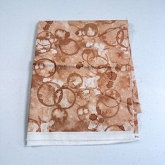 northcott quilting cotton fabric abstract circles brown cafe culture 24489 18×43