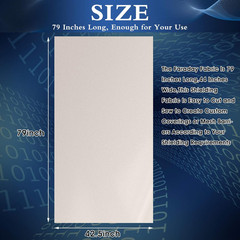1 Roll 1 Roll Faraday Fabric 79″ X 42.5″ Emf Shield Protection Emf Blocker Fa…