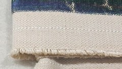 Woven Tapestry Jacquard Fabric Remnant Landscape Design 59×65 Heavy Decor