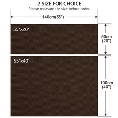 Speaker Grill Cloth Stereo Mesh Fabric Repair Brown 55×20 Inch 140×50 cm