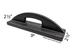 Universal Pattern 4Lb One-Piece Cast Iron Pattern Weights 2 Weights Pweights