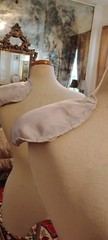 SGL6 GREY COVERED 1″ FOAM RAGLAN ROUNDED SHOULDER PADS FOR DRESSES BLOUSES