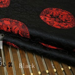 Chinese Ancient Costume Pillow Brocade Fabric Dragon Clouds Damask Cushion Cloth