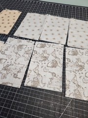 11 Fat Quarters Nautical Maps Compass Sea Ocean 100% Cotton Bundle cream blue