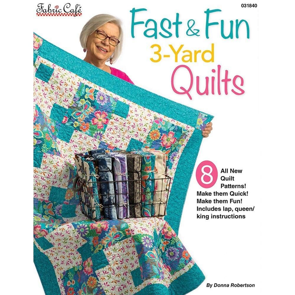 Fabric Cafe Fast & Fun 3-Yard Quilts, None 3 Yard, Brown