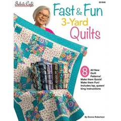 Fabric Cafe Fast & Fun 3-Yard Quilts, None 3 Yard, Brown