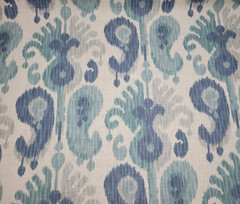 Salma in Blue Moon 54″ Wide P Kaufmann 55% Linen / 45% Rayon Paisley Floral