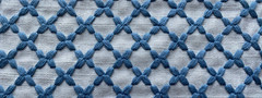 Clarke& Clarke Fiesta Denim Designer Fabric Remnant 24″x24″
