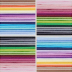 40 Pcs Solid Color Cotton Fabric Quilting Patchwork Precut Fabric Bundles 20 X 2