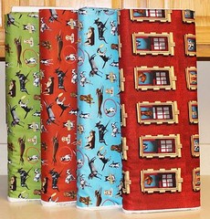 Dogs Rule Coordinating Fabrics by Elizabeth’s Studio bty SOLD SEPARATELY