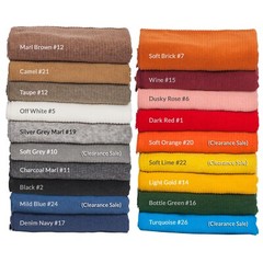 Jersey Fabric Rib Knit 4×2 Ribbed Dressmaking Stretch Material 19 Fashion Colors