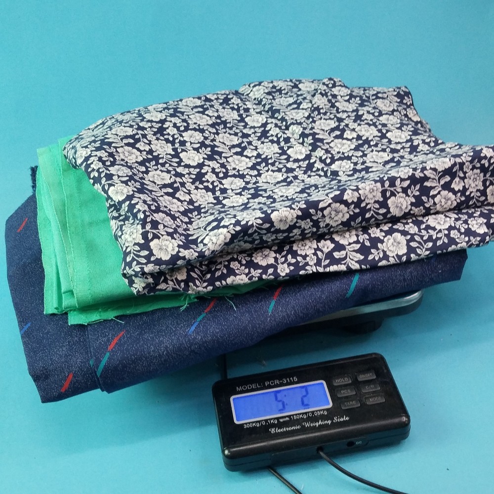 Fabric Remnant Lot Repro TRUE Vintage Scrap Grab Bag All Types Quilt Craft 5 Lb