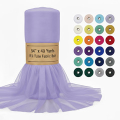 54″ X 40 Yards IFR Tulle Fabric Bolt for Weddings – Decorations