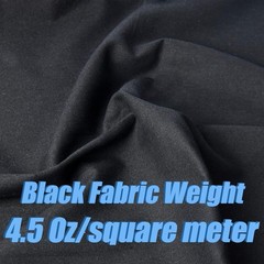 Versatile 5 Yard Solid Black Cotton Muslin – Perfect for Apparel and Crafts