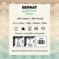 Bernat Softee Baby Cotton Petal Yarn – 3 Pack of 3 Pack,