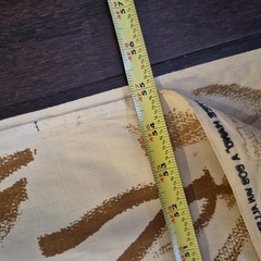 10 Yds Vtg Free Hand Bob Van Allen Design Scotchgard Cohama Riverdale Fabric ’81
