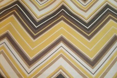 3 Yds Upholstery Tapestry Fabric Chevron ZIG ZAG Yellow Brown 58″ x 108″ BTP