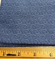 Blue Cotton Fat Quarter 18×22 Fabric Pattern Sewing Crafting