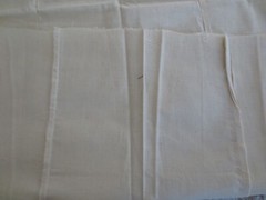 3998. NATURAL Seamed COTTON MUSLIN QUILT BACKING Fabric – 81″ x 81″