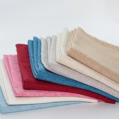 Linen Fabric by The Meter 39″x57″ Soft Natural Craft Material Pre-Cut Linen U…