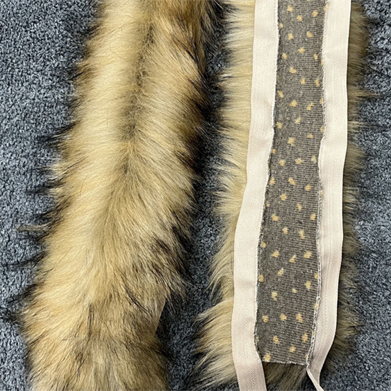 Faux Fox Fur Collar DIY Craft Strips Clothing Accessories Scarf Hat Coat Edging
