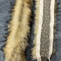 Faux Fox Fur Collar DIY Craft Strips Clothing Accessories Scarf Hat Coat Edging