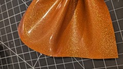 Orange Glitter faux leather vinyl 12″ x 54″ rolls sewing embroidery purses