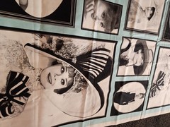 46 X 43 Vintage Audrey Hepburn Hollywood Icons Cinema 1985 Robert Kaufman Fabric