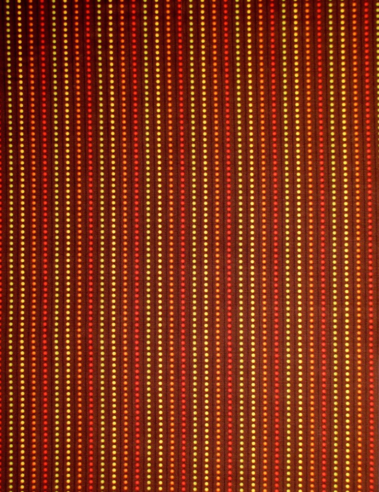 Fall Autumn Dot Stripe Brown Cotton Fabric Patrick Lose Autumn Palette Yard