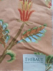 26″x26″ Thibaut discontinued Georgetown print fabric T6137
