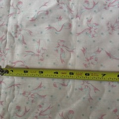 Pink Bows Polka Dots 2.5 yd x 46 Fabric