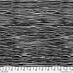 FREE SPIRIT “KAFFE FASSETT” CREASED PWBM050 Black by the 1/2 yard