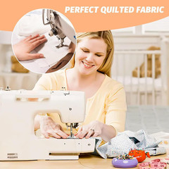 50Pcs Cotton White Fabric Squares,10 Inch Layer Cake Fabric for Quilting Fabric