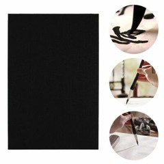 Lot Felt Fabric Adhesive Sheet Black Multipurpose Sticky Glue Velvet Sheet 8×12″
