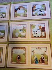 Do You See What I See Nativity Henry Glass Cotton Fabric Book Panel