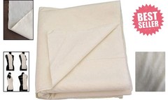 5 Yards of Natural Unbleached Muslin Fabric – Soft & Durable 63in Wide