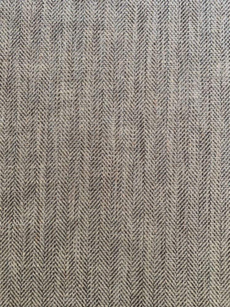 6 Yds Pindler Ardsley Chevron Woven Backed Upholstery Fabric Slate 6308