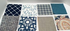 Lot of 47 Fabric Squares 5.5 x 5.5 inch Greenhouse Fabrics Cotton Blend