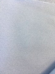 Vintage Silky Blue Grey Synthetic Fabric NWT 1 3/4 Yards 45”