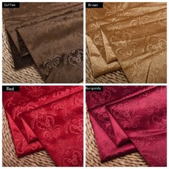 1M Embossed Velvet Fabric Floral Solid Soft Home Car Upholstery Decor Cloth DIY