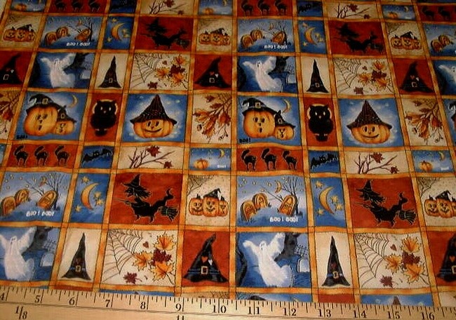 NORTHCOTT Fabric – HARVEST MOON – Sampler Squares – #2437 – 18″ – (HALF YARD)
