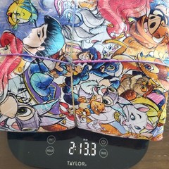 DISNEY Characters Custom Print Spandex Stretch Cotton Fabric 110 x 54 In New