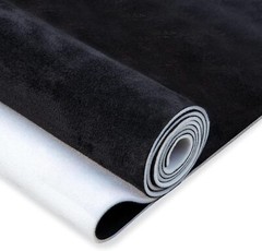 Suede Auto Headliner Fabric 36″ L × 60″ W with Foam Backing – Black Interior …