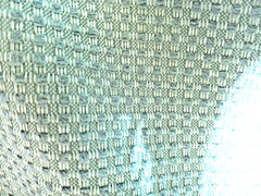Kravat Candice Olson “Bubble Tea “in Vapor Soft Blue & Creme/ Chenille Dot 1.5 Y