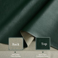 HYVAKUPPA Dark Green Faux Leather 1 Yard