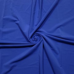 Sapphire Blue Solid Nylon Spandex Fabric by the Yard
