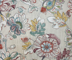 Almada in Classical BTY Richloom 100% Cotton Slub 54″ Wide Jacobean Floral
