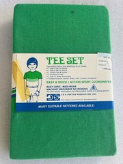 Vtg 70s Tee Set Fabric Wholesale Lot 7pc Deadstock Knit Ribbing NOS Stripe Solid